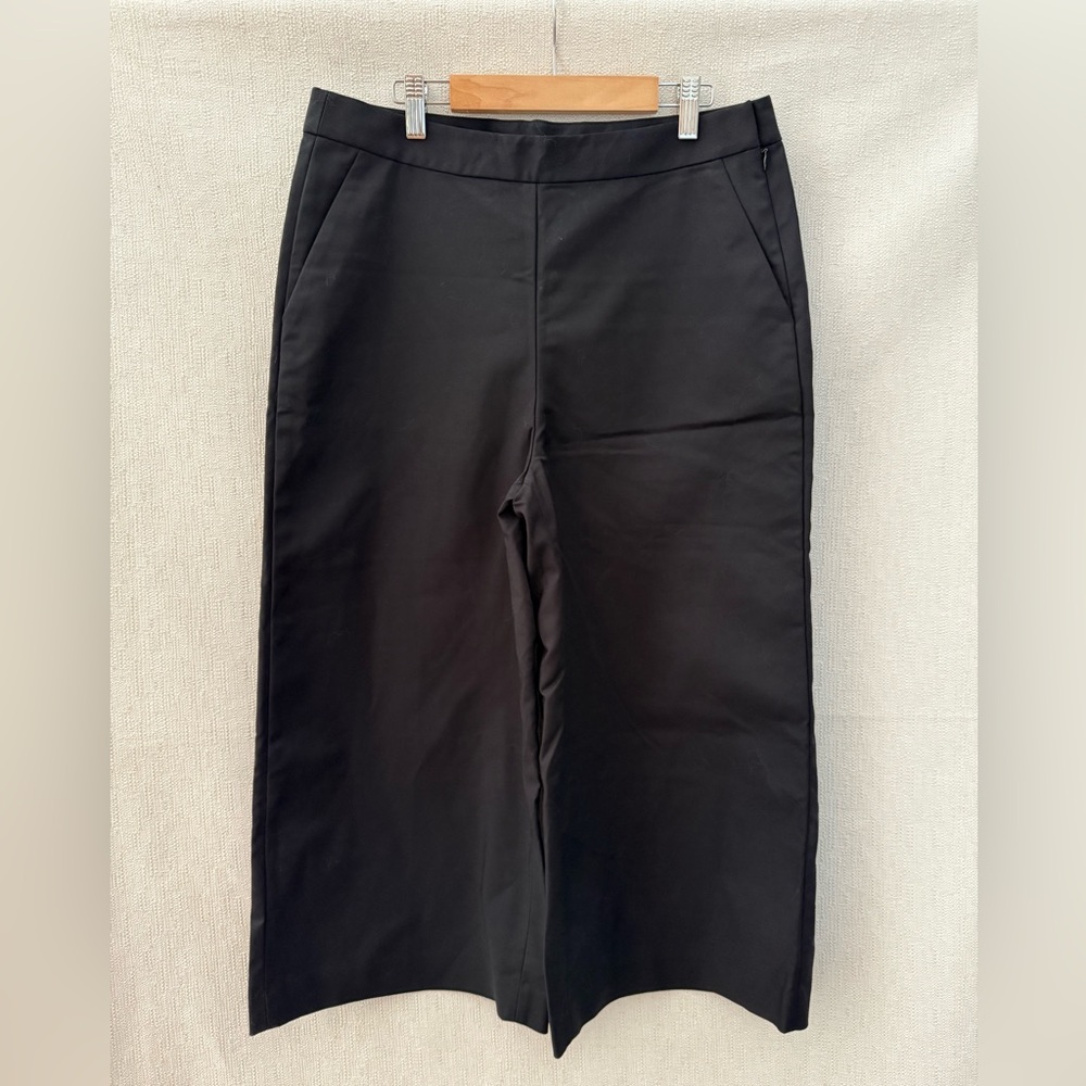 giordano / ladies Crop Wide Leg Pants Black